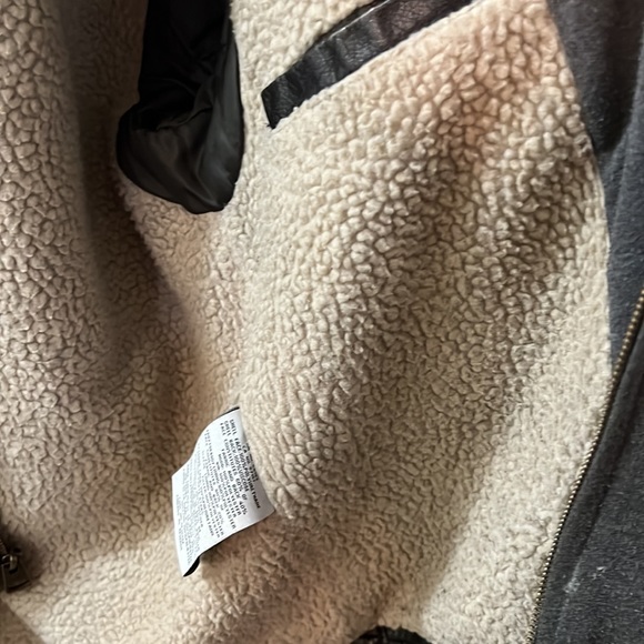 Levi leather jacket hoodie with wool inside - Picture 4 of 6